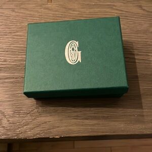 Goyard, small wallet, box or card holder box with dust cloth